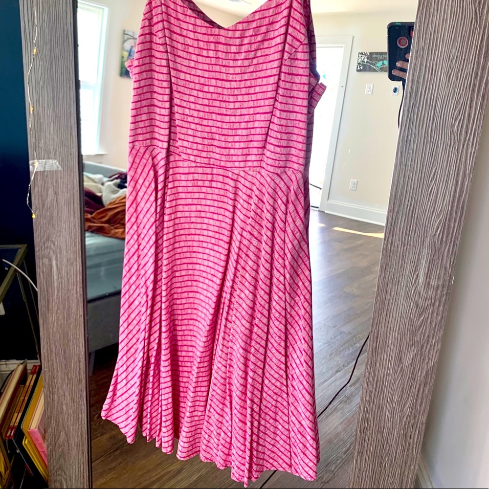 EUC, Old Navy Pink skinny strap dress, size M